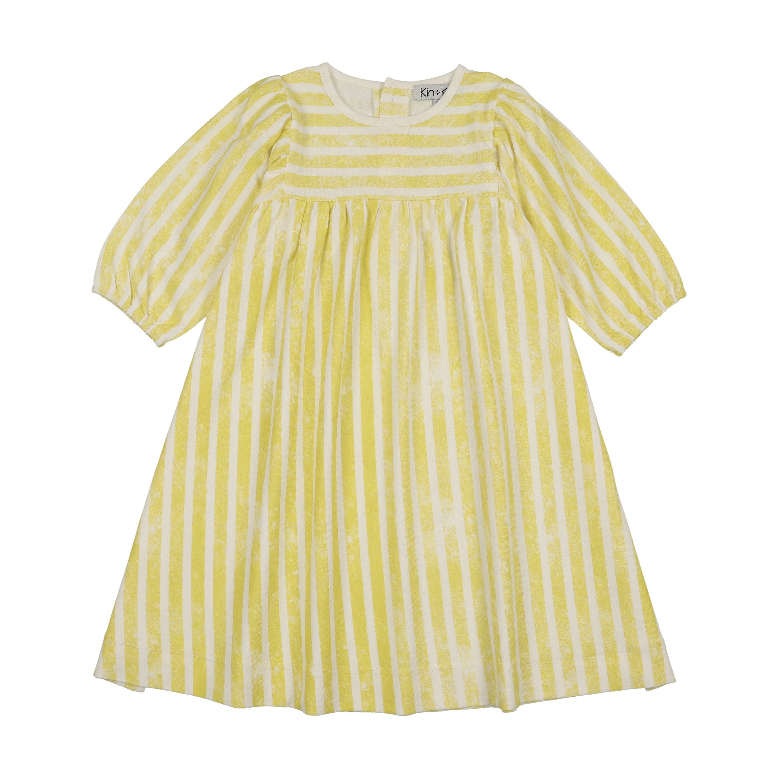 STRIPED HIGH WAISTED DRESS LONG SLEEVES – KinandKin STRIPED HIGH WAISTED DRESS LONG SLEEVES – KinandKin