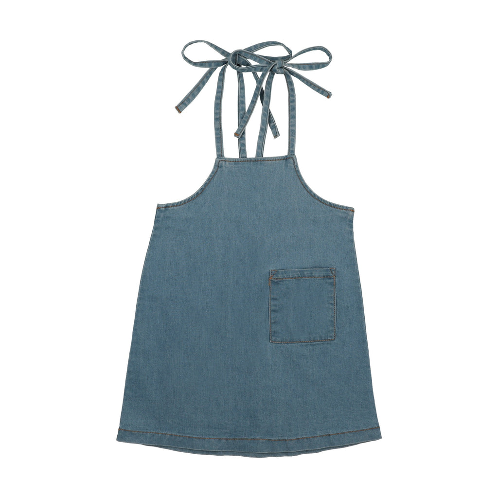 open lace back dress K200 KIN KIN PINK DENIM MAXI DRAWSTRING SKIRT – BABY PALACE